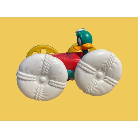 Vintage 1990 Tiny Toons Flip Car Babs Bunny & Plucky Duck McDonalds Happy Meal - Picture 5 of 11